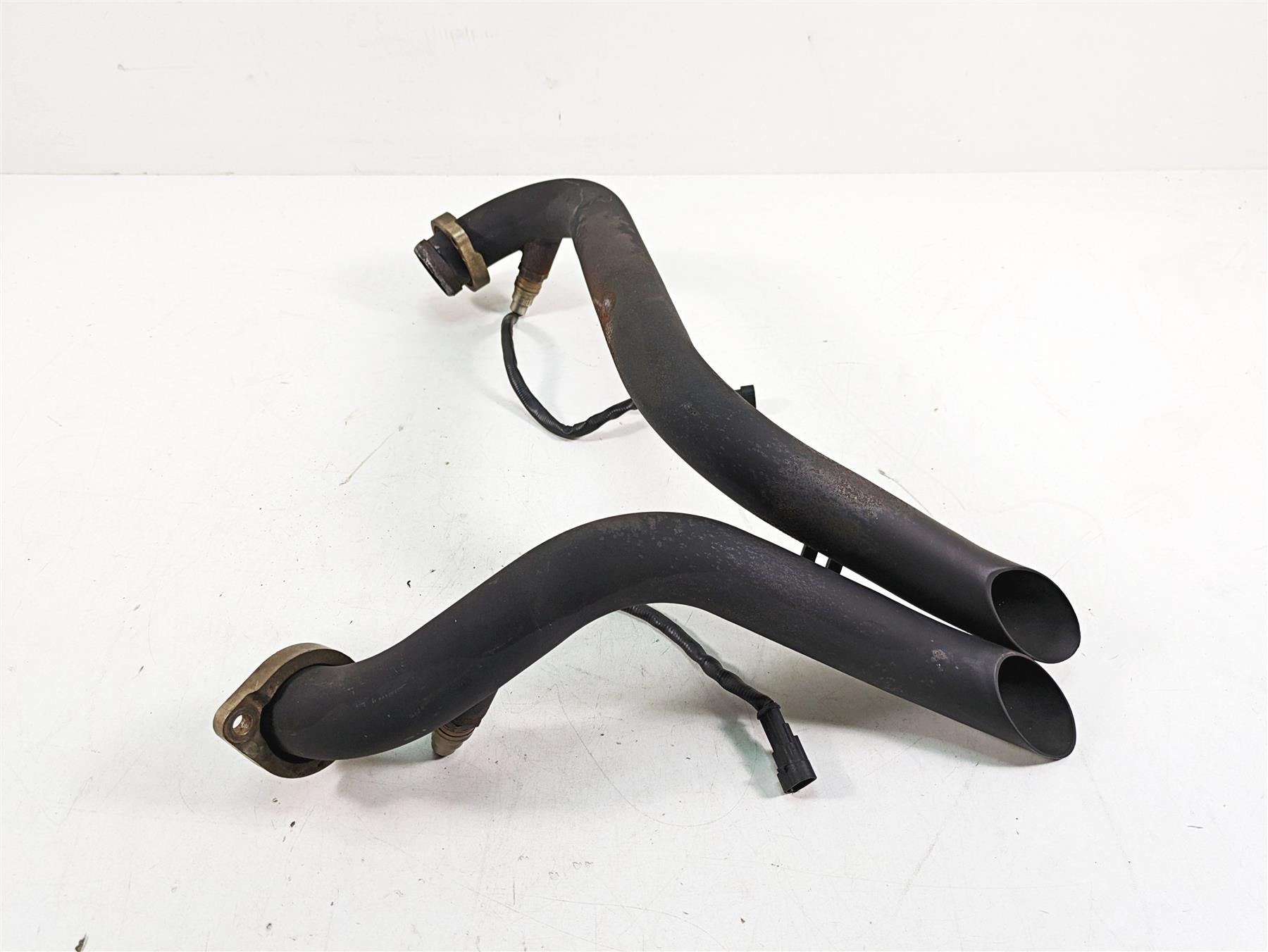 2009 Harley Softail FLSTSB Cross Bones Short Shots Dual Exhaust Pipe Sash Cut {{ shop.shopifyCountryName }} - Mototech271