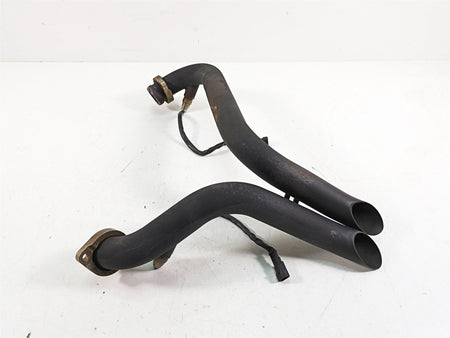 2009 Harley Softail FLSTSB Cross Bones Short Shots Dual Exhaust Pipe Sash Cut {{ shop.shopifyCountryName }} - Mototech271