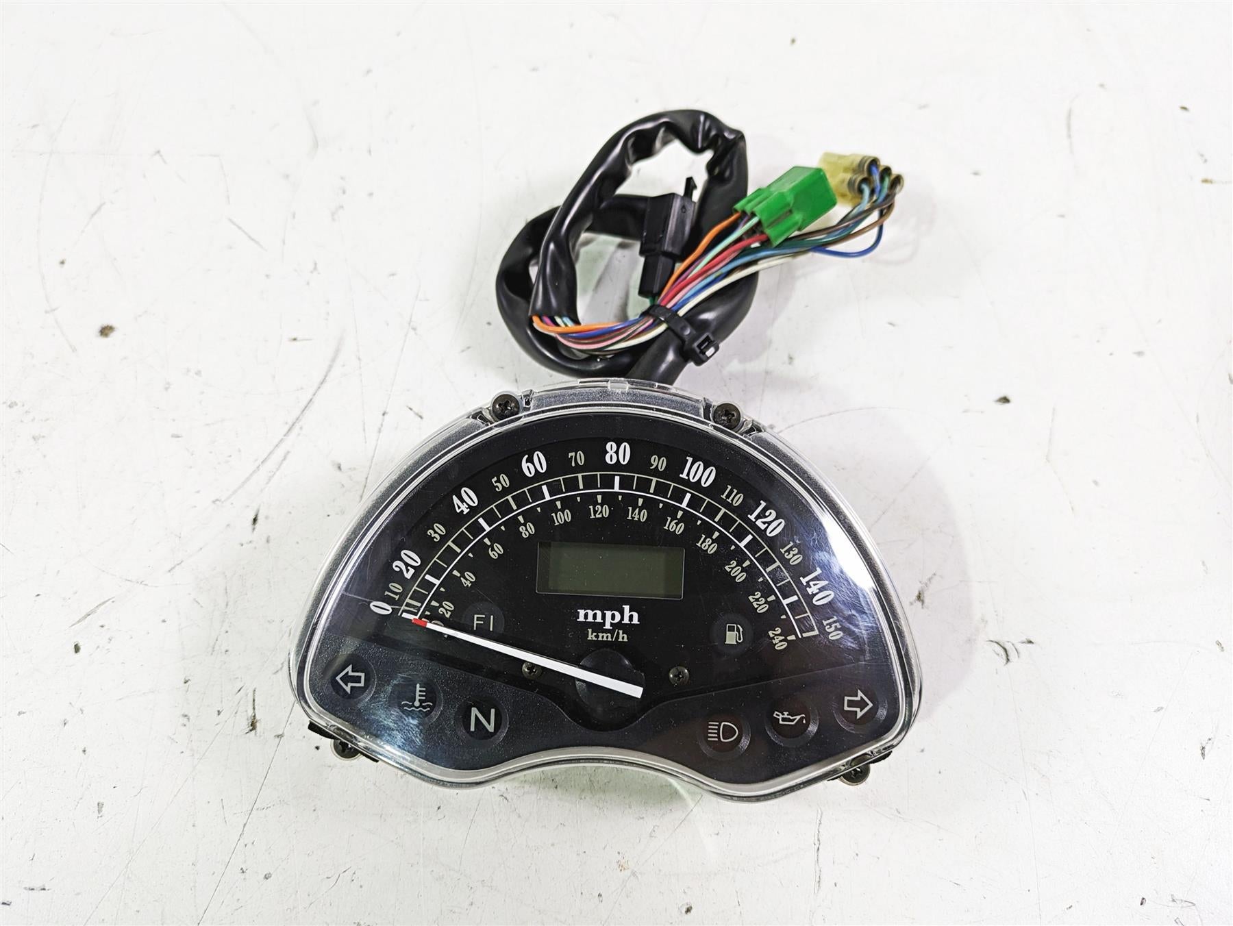 2002 Honda VTX1800 Retro Gauges Speedometer Instrument - 17k 37200-MCV-671 {{ shop.shopifyCountryName }} - Mototech271