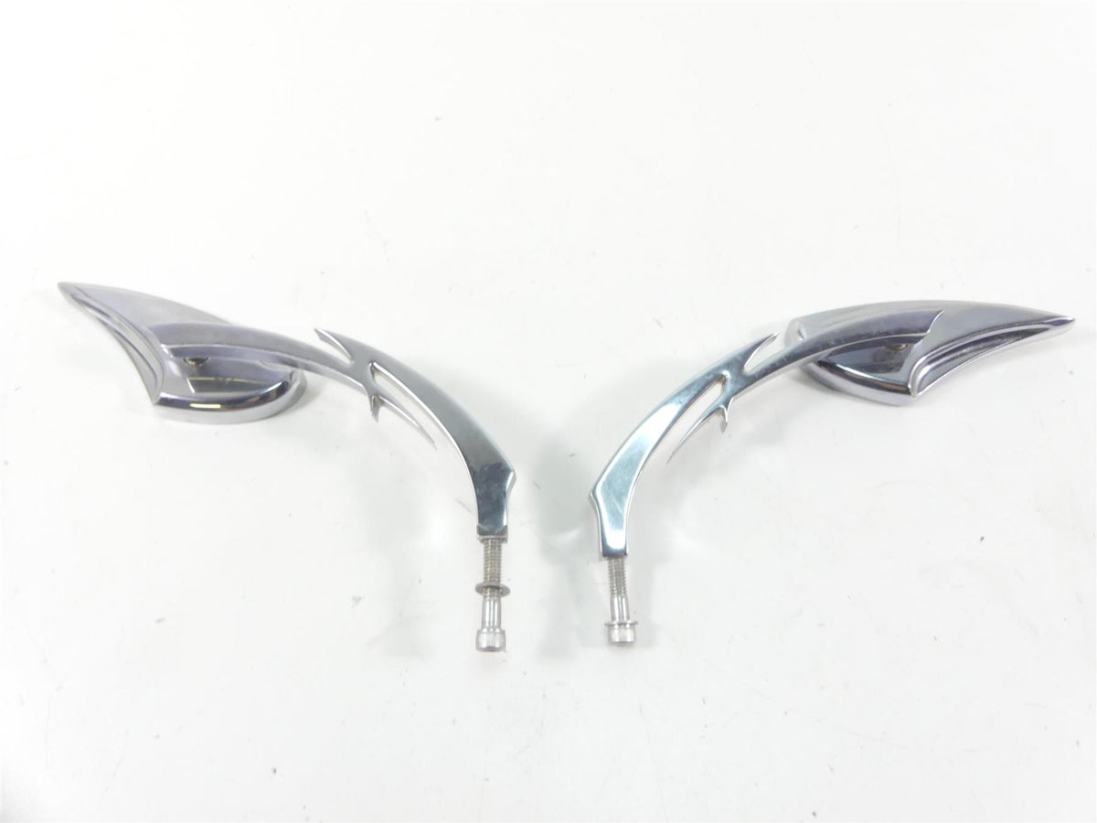 2012 Harley Touring FLHX Street Glide Aftermarket Chrome Rear View Mirror Set {{ shop.shopifyCountryName }} - Mototech271