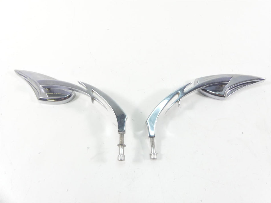 2012 Harley Touring FLHX Street Glide Aftermarket Chrome Rear View Mirror Set {{ shop.shopifyCountryName }} - Mototech271