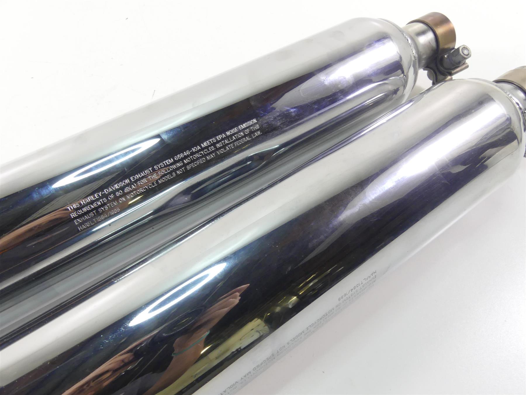 2016 Harley Touring FLHTP Electra Glide Exhaust Pipe Muffler Set 65846-10A {{ shop.shopifyCountryName }} - Mototech271