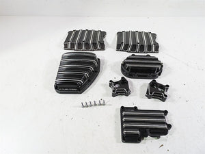 2015 Harley Touring FLHXS Street Glide Arlen Ness Engine Tranny Cover Set 03-963