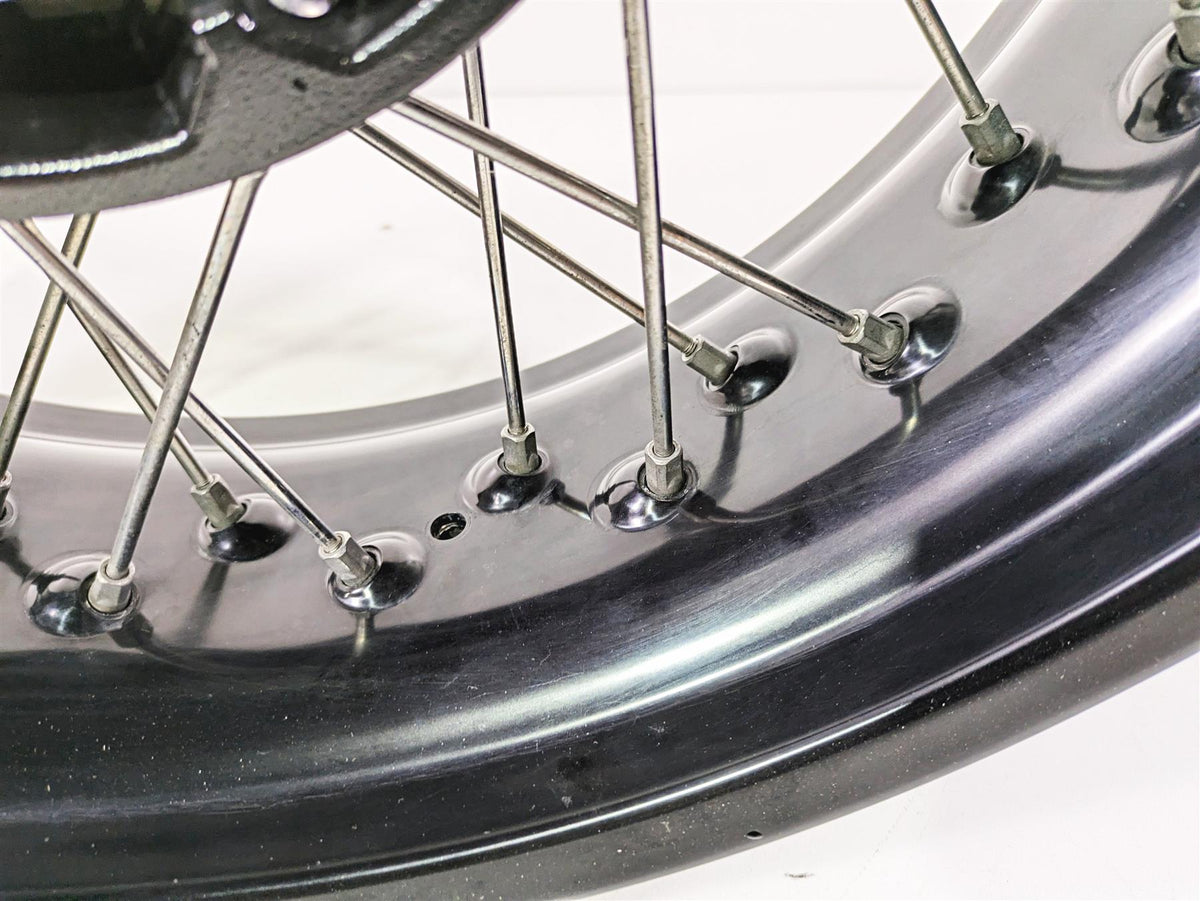 2014 BMW R nine T R9T K21 Rear Wheel Rim Black Spoke 17x5.5 -Ding 36318544696 {{ shop.shopifyCountryName }} - Mototech271