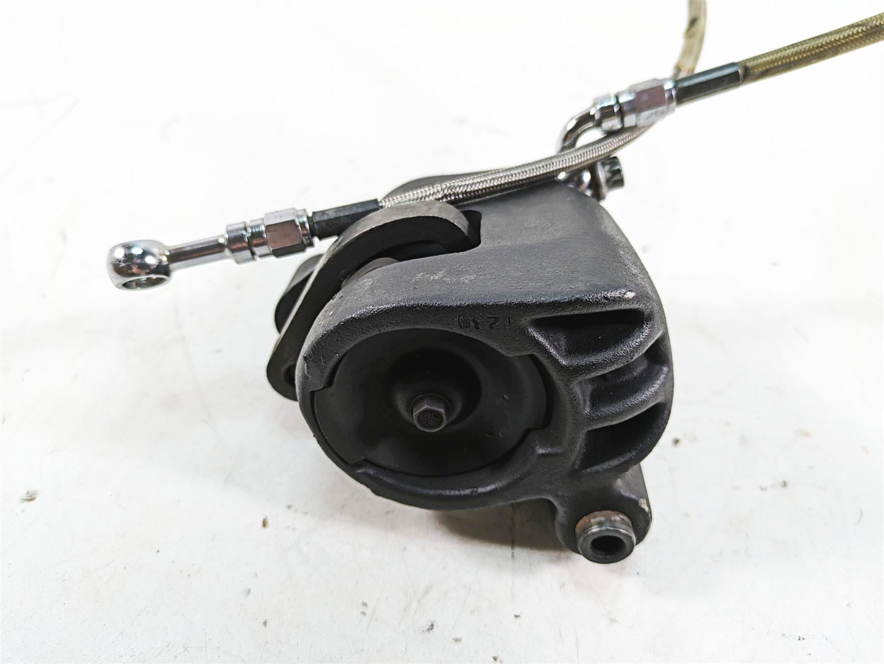 1990 Harley Sportster XLH883 XL883 Front Brake Caliper + Line - Read 44046-84 {{ shop.shopifyCountryName }} - Mototech271