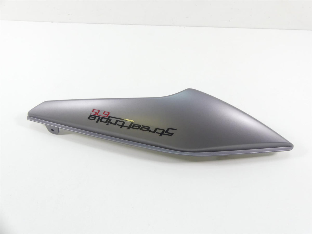 2013 Triumph Street Triple 675R Rear Left Tail Side Cover Fairing Cowl T2303024 {{ shop.shopifyCountryName }} - Mototech271
