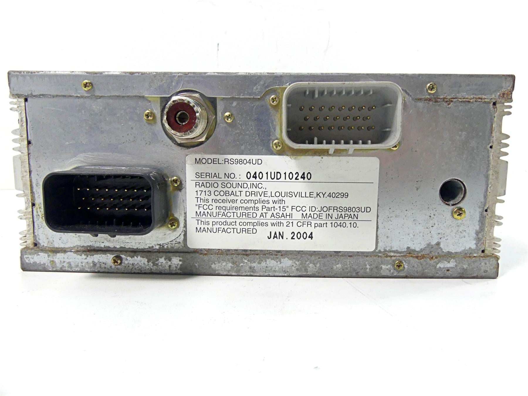 2004 Harley Touring FLHTCUI Electra Glide Radio Stereo Player RS9804UD {{ shop.shopifyCountryName }} - Mototech271