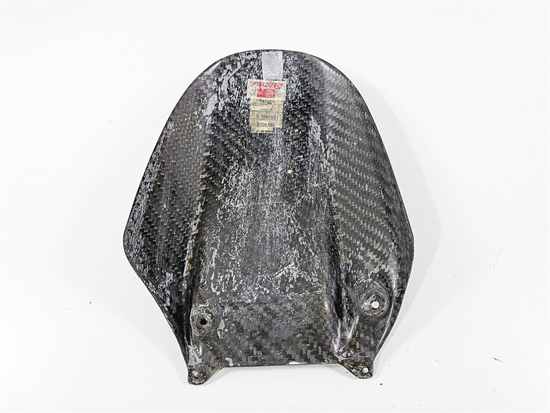 2008 Aprilia RSVR 1000 Factory Carbon Fiber Rear Fender Mud Guard 8156165 {{ shop.shopifyCountryName }} - Mototech271