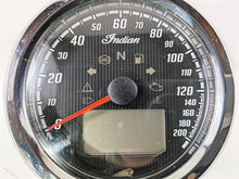 Load image into Gallery viewer, 2021 Indian Scout 1200 Speedometer Gauge &amp; Housing 395Miles Only 3280847 5633908
