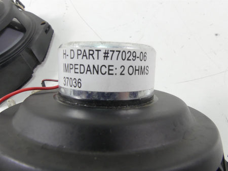 2007 Harley Touring FLHTCU SE CVO Electra Glide Front Speaker Set 5.25" 77029-06 {{ shop.shopifyCountryName }} - Mototech271