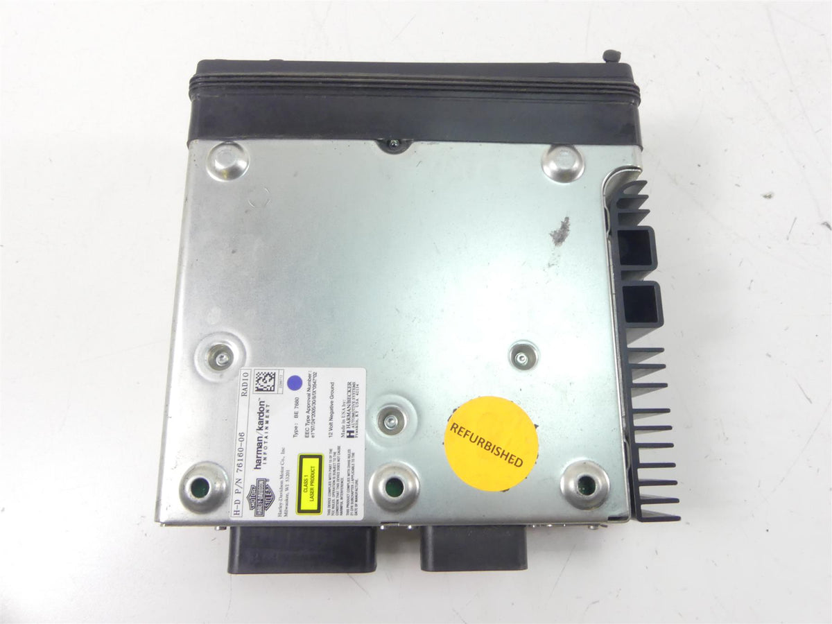 2011 Harley Touring FLTRX Road Glide Harman Kardon Radio Cd Player 76160-06 {{ shop.shopifyCountryName }} - Mototech271