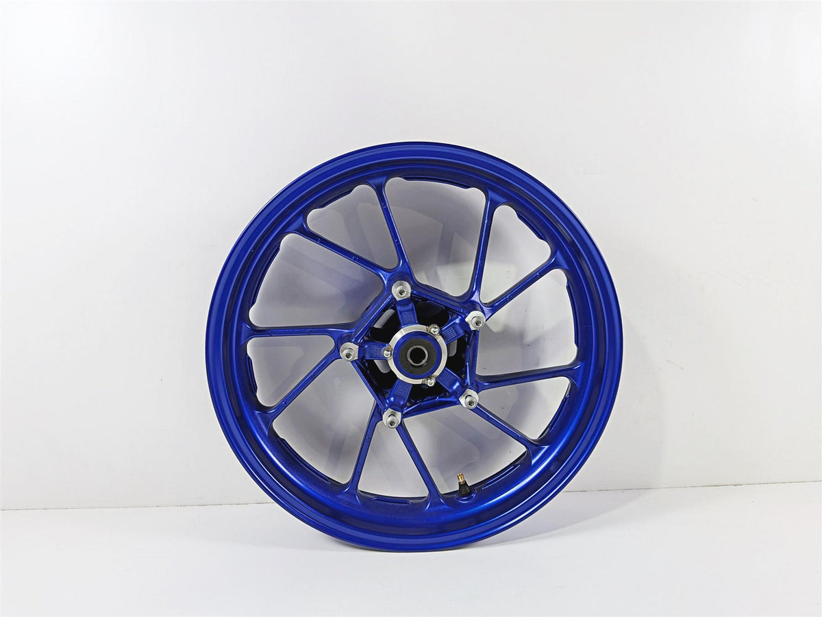 2025 Yamaha YZF R7 Straight Front Blue Wheel Rim 17x3.5 2DR-25168-00 {{ shop.shopifyCountryName }} - Mototech271