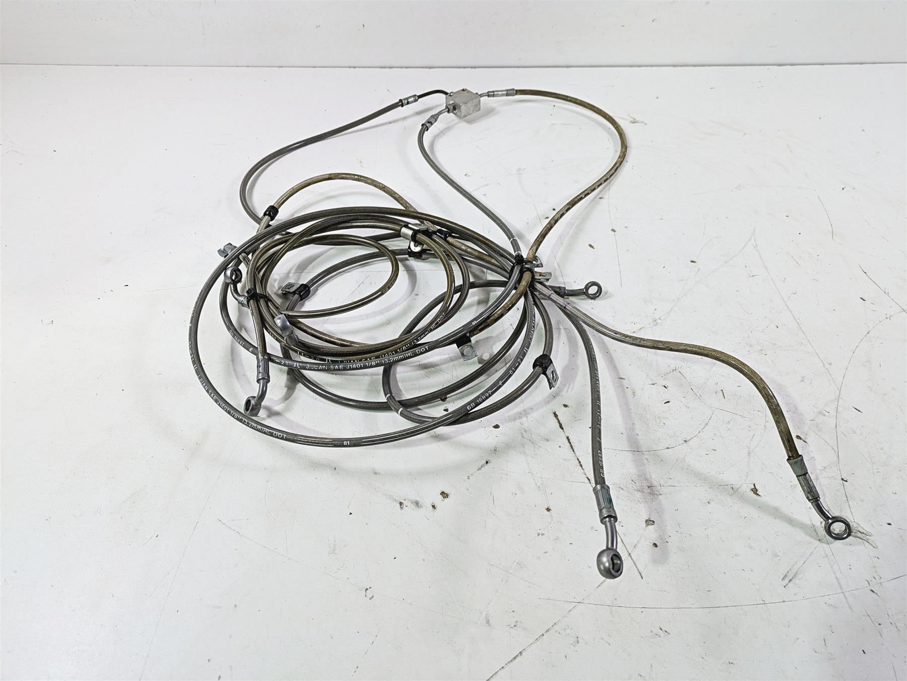 2022 Polaris RZR XP 4 1000 Premium Front Rear Brake Line Hose Set 1912881 {{ shop.shopifyCountryName }} - Mototech271
