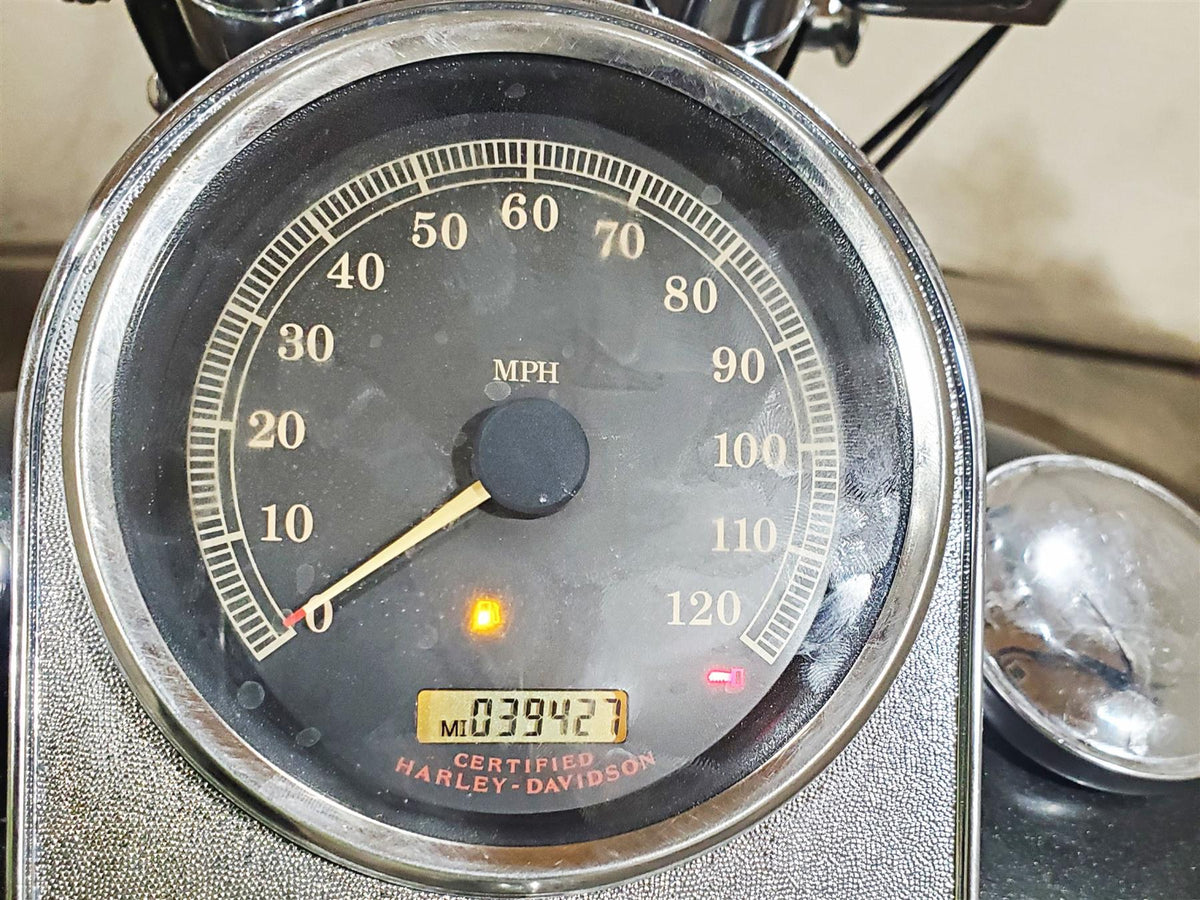 2005 Harley Softail FLSTSCI Heritage Springer Speedometer Gauge 39k 67410-04A {{ shop.shopifyCountryName }} - Mototech271