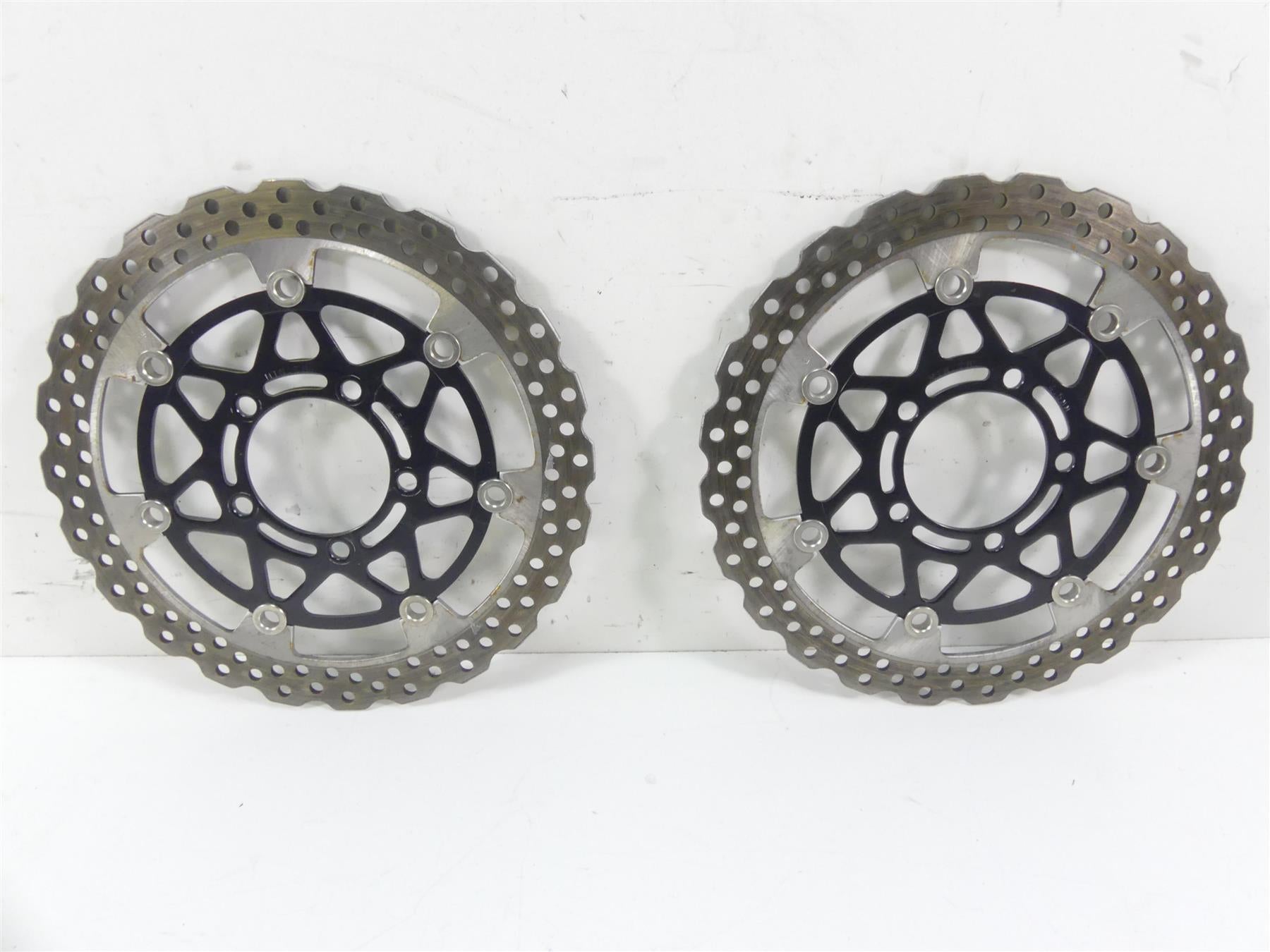 2013 Kawasaki ZX636 ZX6R Ninja Front Brake Disc Rotor Set 41080-0590-5C | Mototech271
