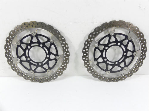 2013 Kawasaki ZX636 ZX6R Ninja Front Brake Disc Rotor Set 41080-0590-5C | Mototech271