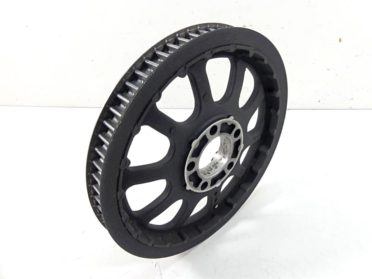 2007 Harley Touring FLHRC Road King Rear Drive Belt Pulley 66T - Read 37781-07 {{ shop.shopifyCountryName }} - Mototech271