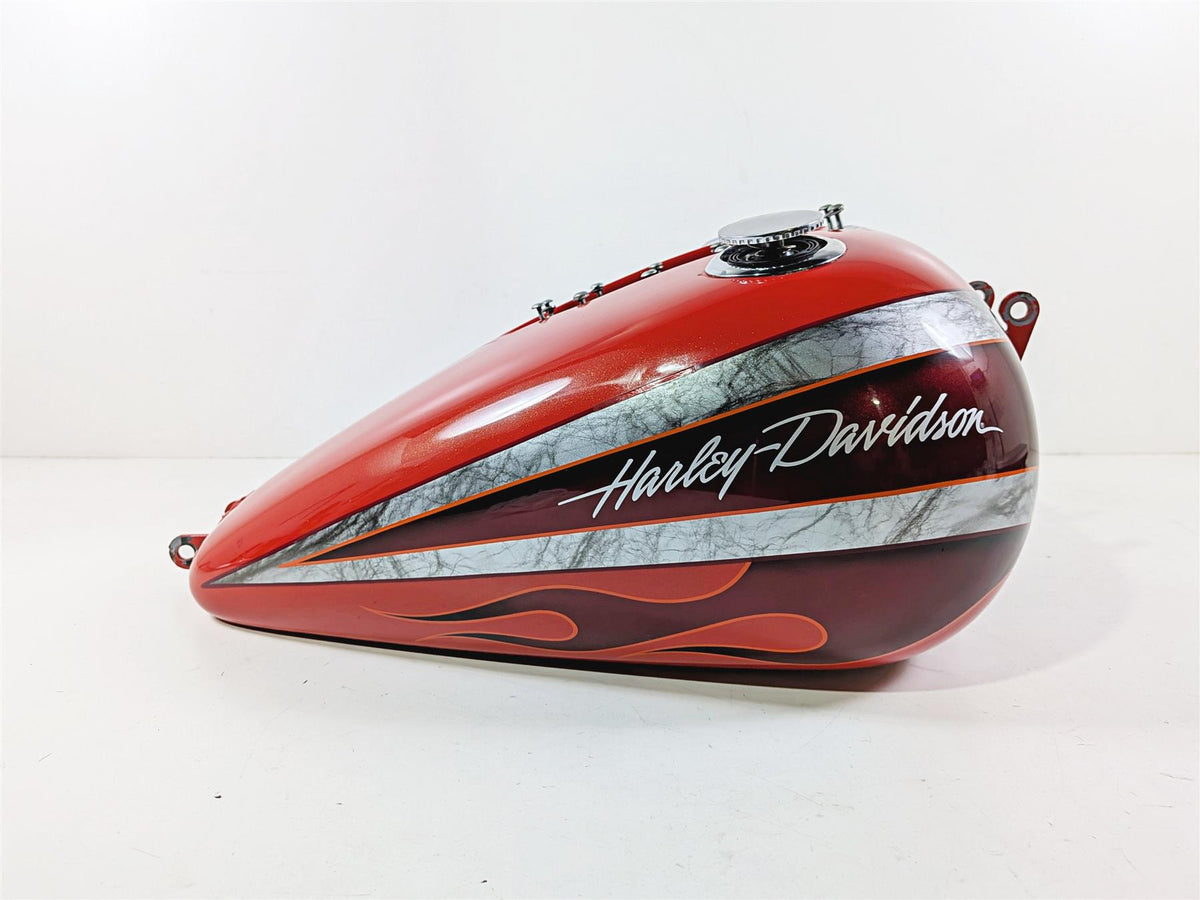 2008 Harley FXDSE CVO Dyna Fuel Gas Tank Scarlet Red Pearl Dark Crimson 61014-08-Mototech271