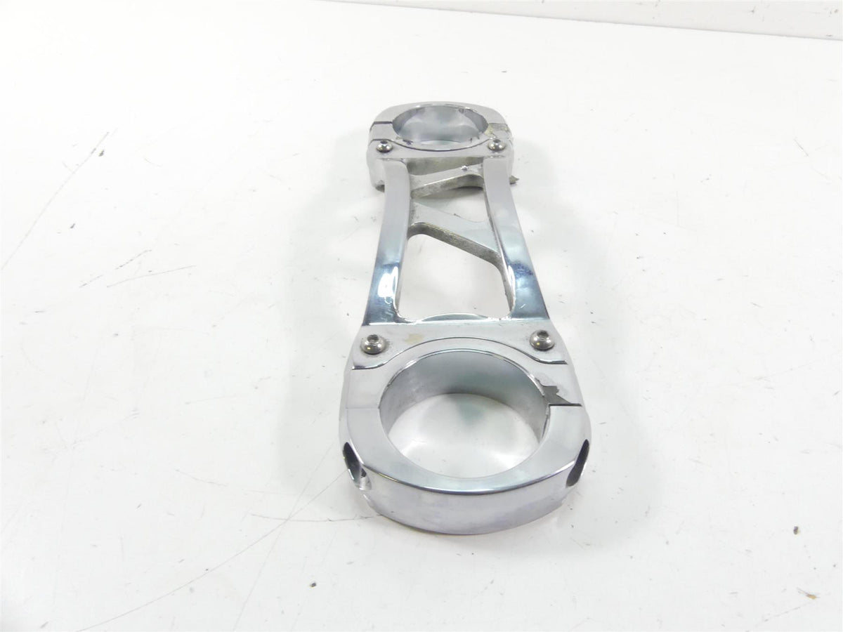 2002 Harley Softail FXSTDI Deuce Front Fork Chrome Support Bracket {{ shop.shopifyCountryName }} - Mototech271