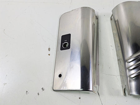 2004 Harley Softail FLSTF Fat Boy Headlight Fork Tube Cover Set 67808-86 {{ shop.shopifyCountryName }} - Mototech271