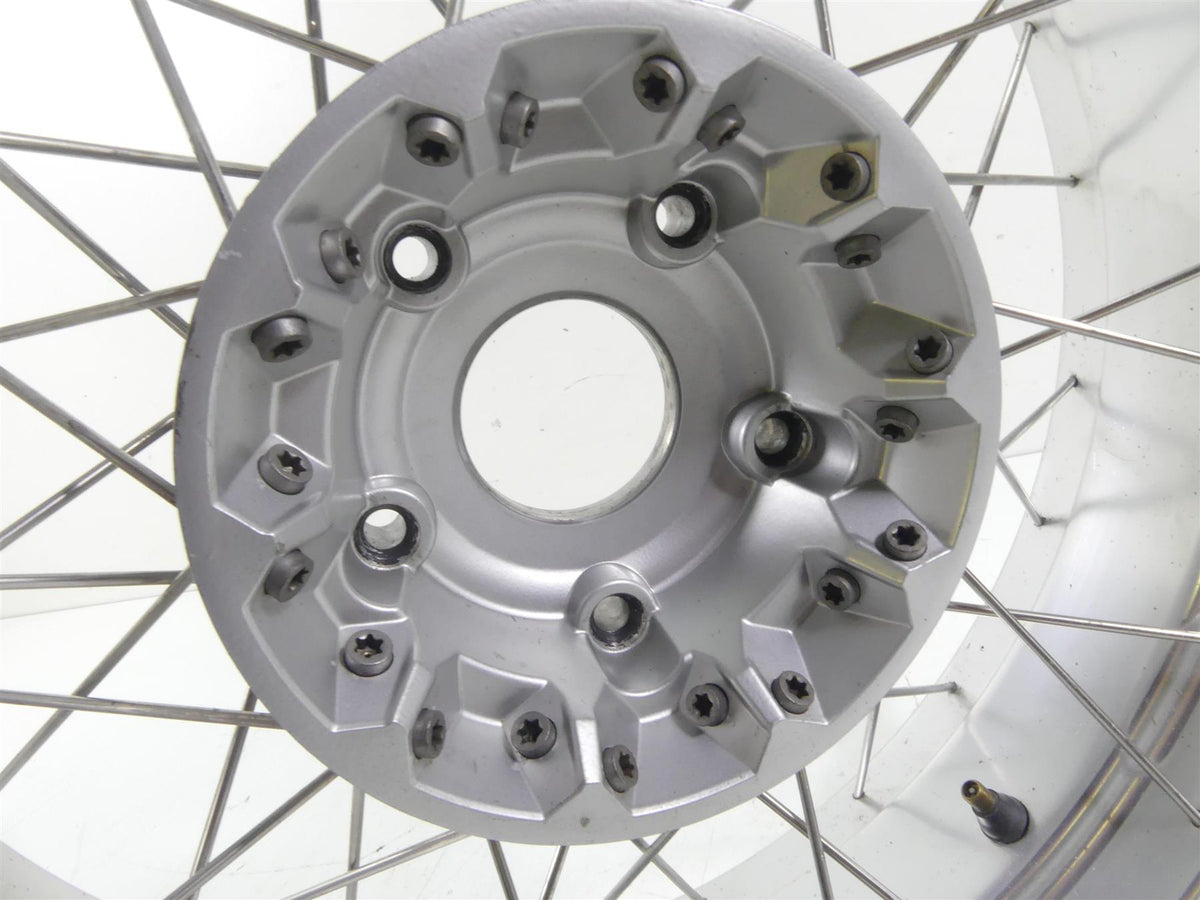 2008 BMW R1200GS K25 Rear 4x17 Silver Spoke Wheel Rim 36317710858 36317701493 {{ shop.shopifyCountryName }} - Mototech271