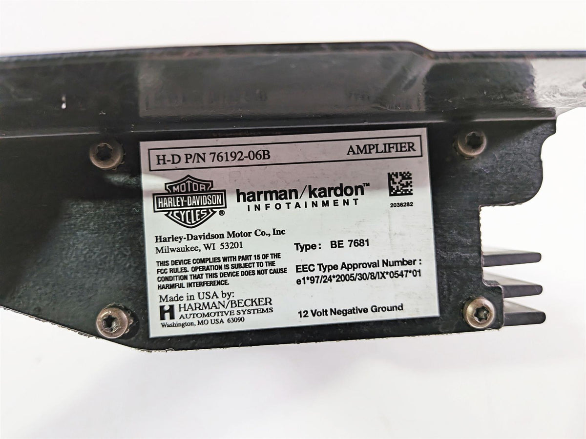 2011 Harley Touring FLHTCU CVO Electra Glide Radio Speaker Amplifier 76192-06B-Mototech271