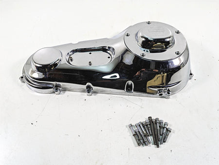 1999 Harley Dyna FXDL Low Rider Outer Primary Drive Chrome Clutch Cover 60506-99 {{ shop.shopifyCountryName }} - Mototech271