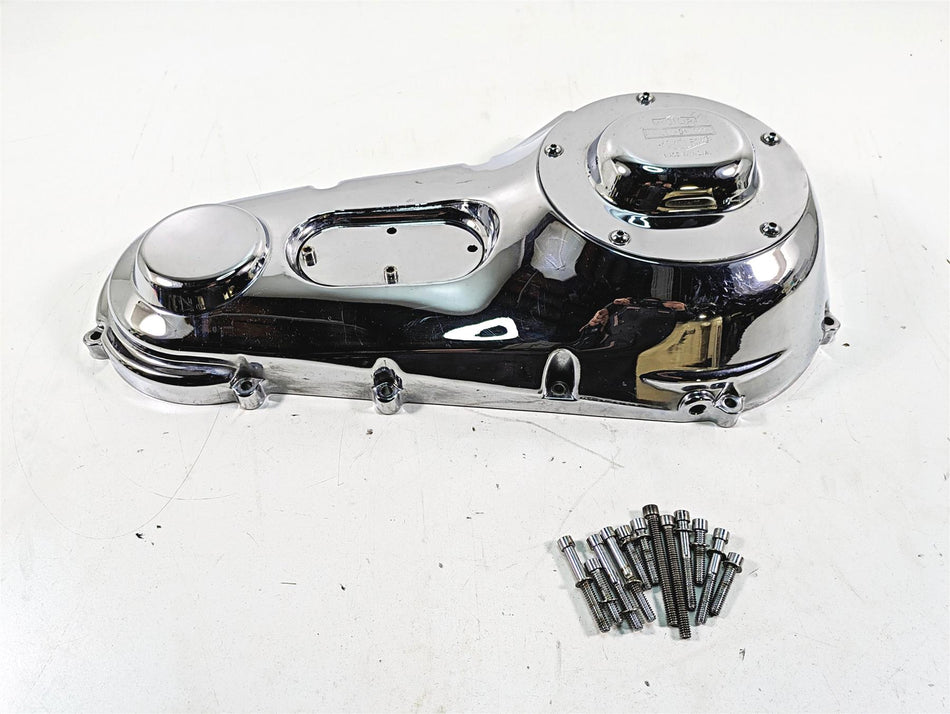 1999 Harley Dyna FXDL Low Rider Outer Primary Drive Chrome Clutch Cover 60506-99 {{ shop.shopifyCountryName }} - Mototech271