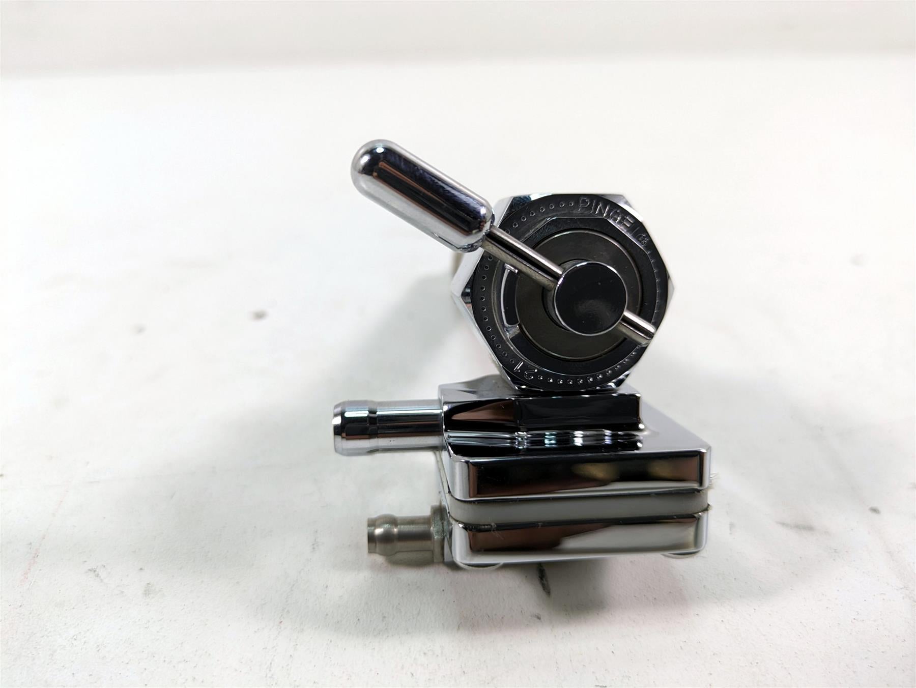 Harley Davidson Pingle Chrome Single Outlet Petcock Fuel Gas Valve 22mm 1311-CHV {{ shop.shopifyCountryName }} - Mototech271