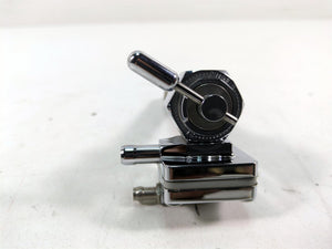 Harley Davidson Pingle Chrome Single Outlet Petcock Fuel Gas Valve 22mm 1311-CHV