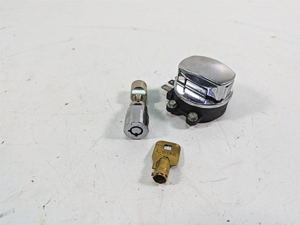 2009 Harley Softail FLSTSB Cross Bones Ignition Switch Steerin Key Lock 71450-04 {{ shop.shopifyCountryName }} - Mototech271