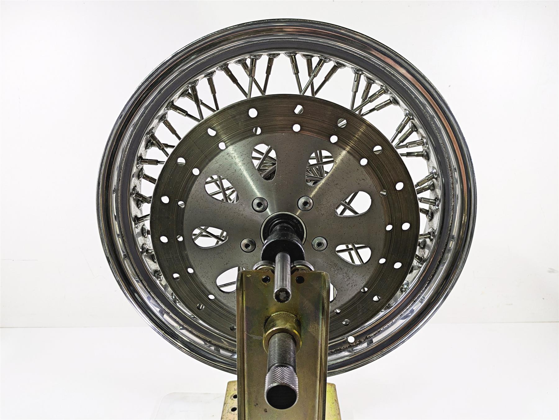 2002 Indian Spirit Deluxe Spoke Rear Wheel Rim Rotor 16x3.5 1.5mm Runout 21-970 {{ shop.shopifyCountryName }} - Mototech271