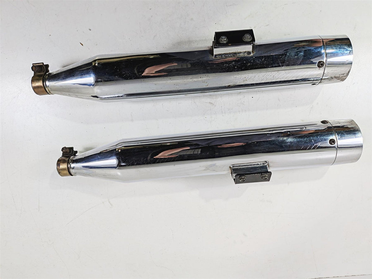 2015 Harley Touring FLTRUSE CVO Road Glide Vance Hines 4" Exhaust Muffler Pipes-Mototech271