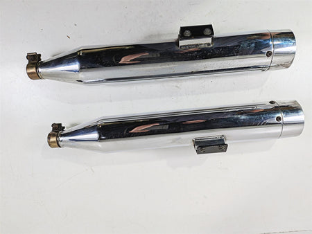 2015 Harley Touring FLTRUSE CVO Road Glide Vance Hines 4" Exhaust Muffler Pipes-Mototech271