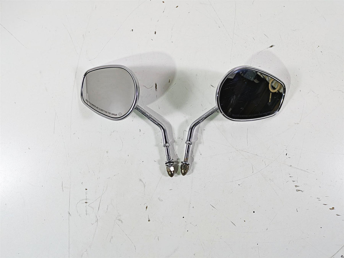 2012 Harley FLD Dyna Switchback Chrome Rear View Mirror Set 91840-03B 91845-03B {{ shop.shopifyCountryName }} - Mototech271