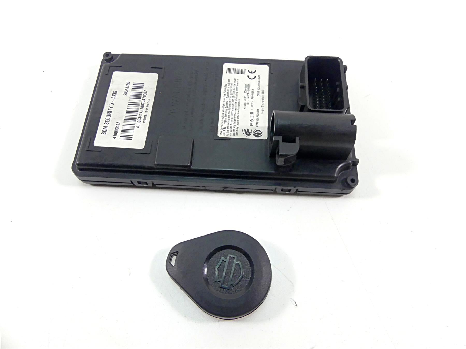 2017 Harley XL1200 CX Sportster Roadster Bcm Body Control Module + Fob 41000341A {{ shop.shopifyCountryName }} - Mototech271