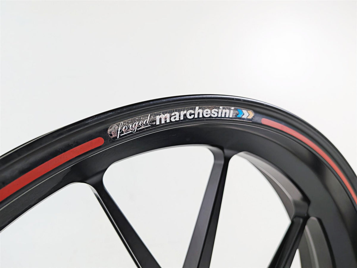 2009 Ducati Hypermotard 1100 S Marchesini Front Wheel Rim 17x3.5 Read 50121151AB-Mototech271