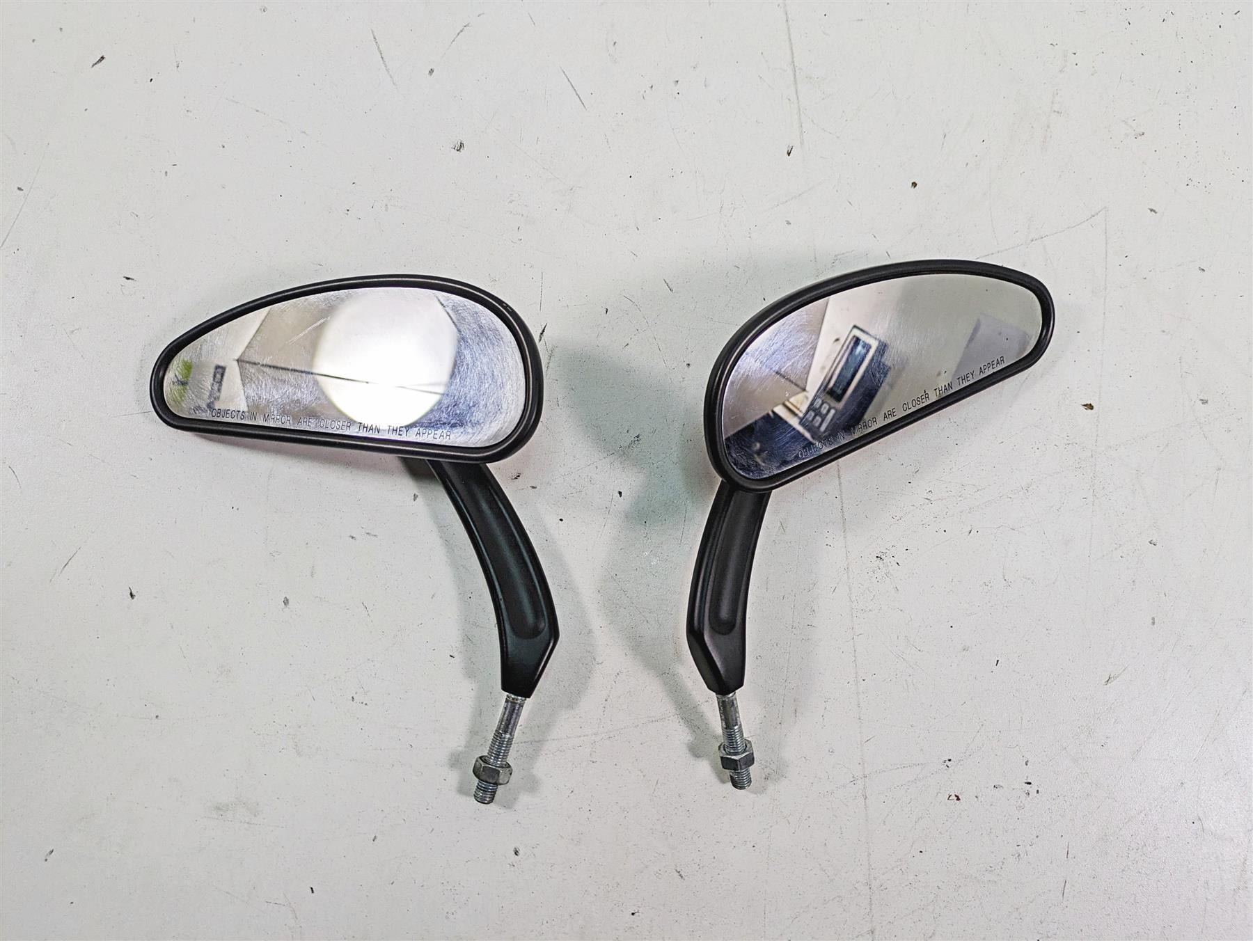 2019 Harley Touring FLHX Street Glide Profile Black Custom Mirror Set 56000135 {{ shop.shopifyCountryName }} - Mototech271