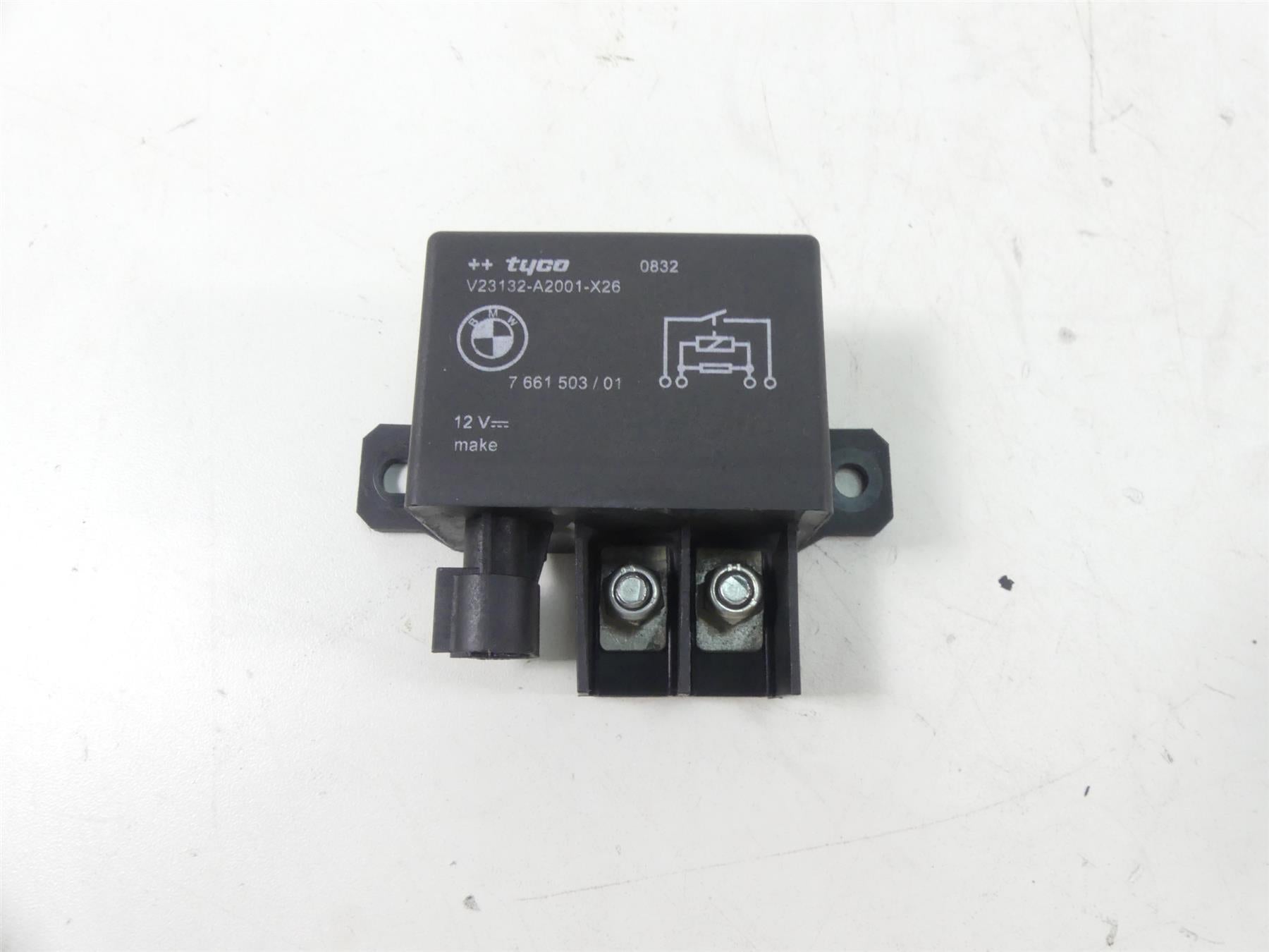 2009 BMW F800GS K72 Starter Relay With Mount 61367661503 {{ shop.shopifyCountryName }} - Mototech271