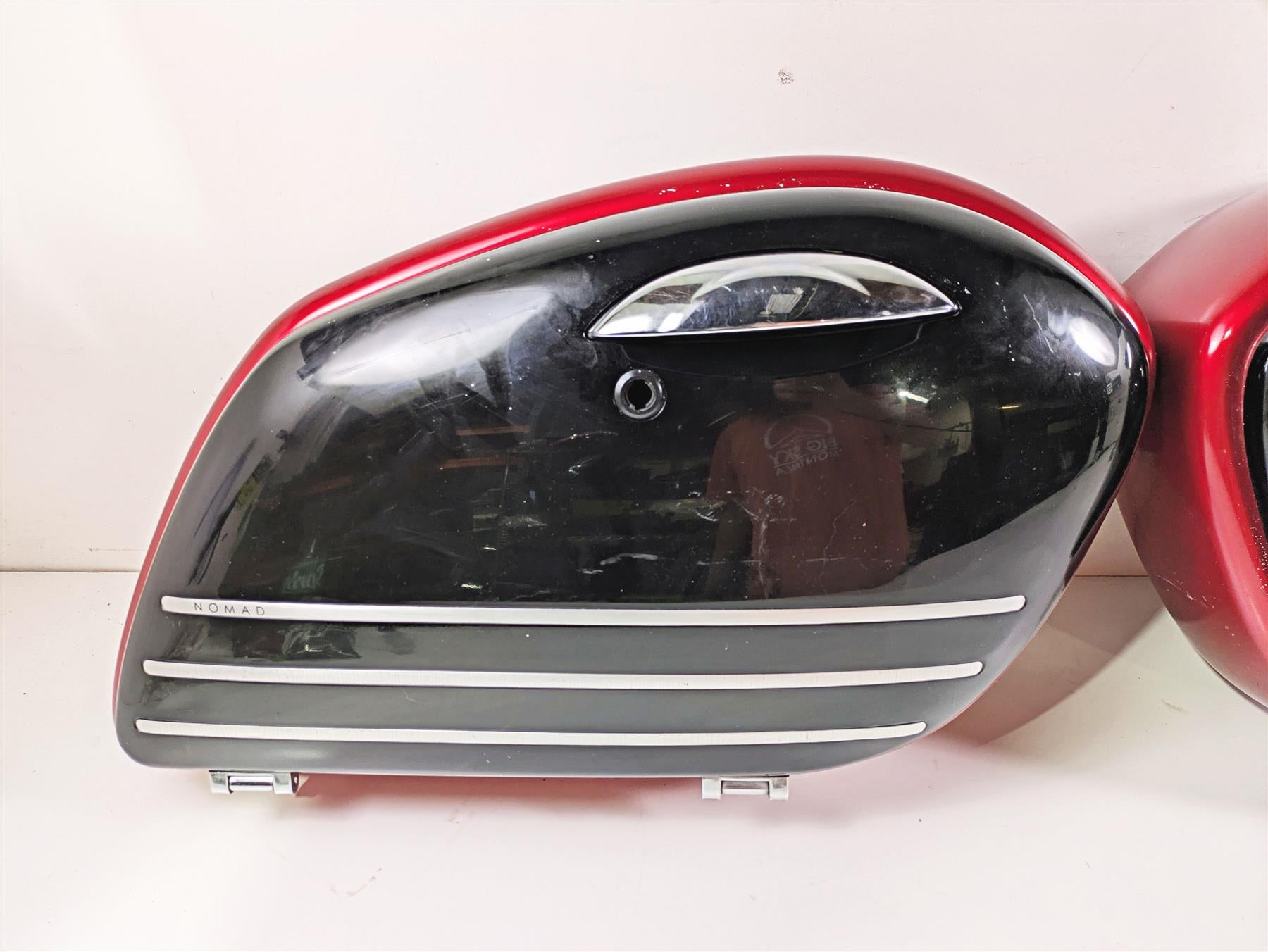 2008 Kawasaki VN1600 Vulcan Nomad Saddlebag Saddle Bag Set 14041-1130-17K {{ shop.shopifyCountryName }} - Mototech271