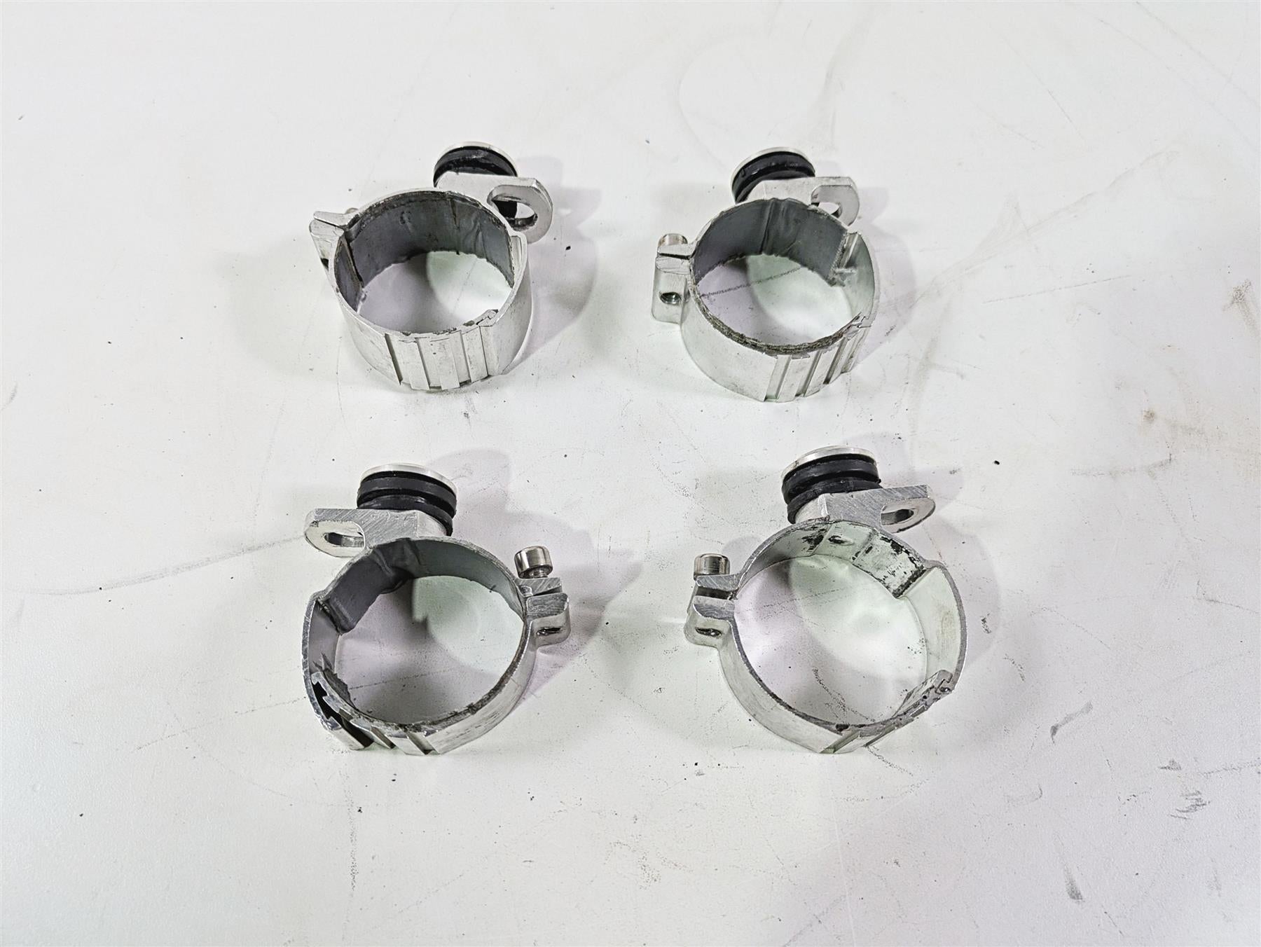 2017 Harley Dyna FXDB Street Bob Windshield Wind Shield Screen Clamps Mount Set {{ shop.shopifyCountryName }} - Mototech271
