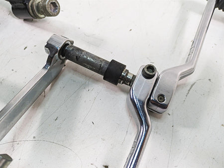 2008 Harley FLHTCU Electra Glide Left Bent Floor Board + Shift Lever 33895-82E {{ shop.shopifyCountryName }} - Mototech271