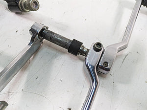 2008 Harley FLHTCU Electra Glide Left Bent Floor Board + Shift Lever 33895-82E | Mototech271