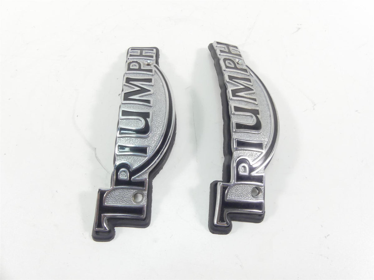 2002 Triumph Bonneville America Fuel Gas Tank Badges Logos T3900086 T3900087 {{ shop.shopifyCountryName }} - Mototech271