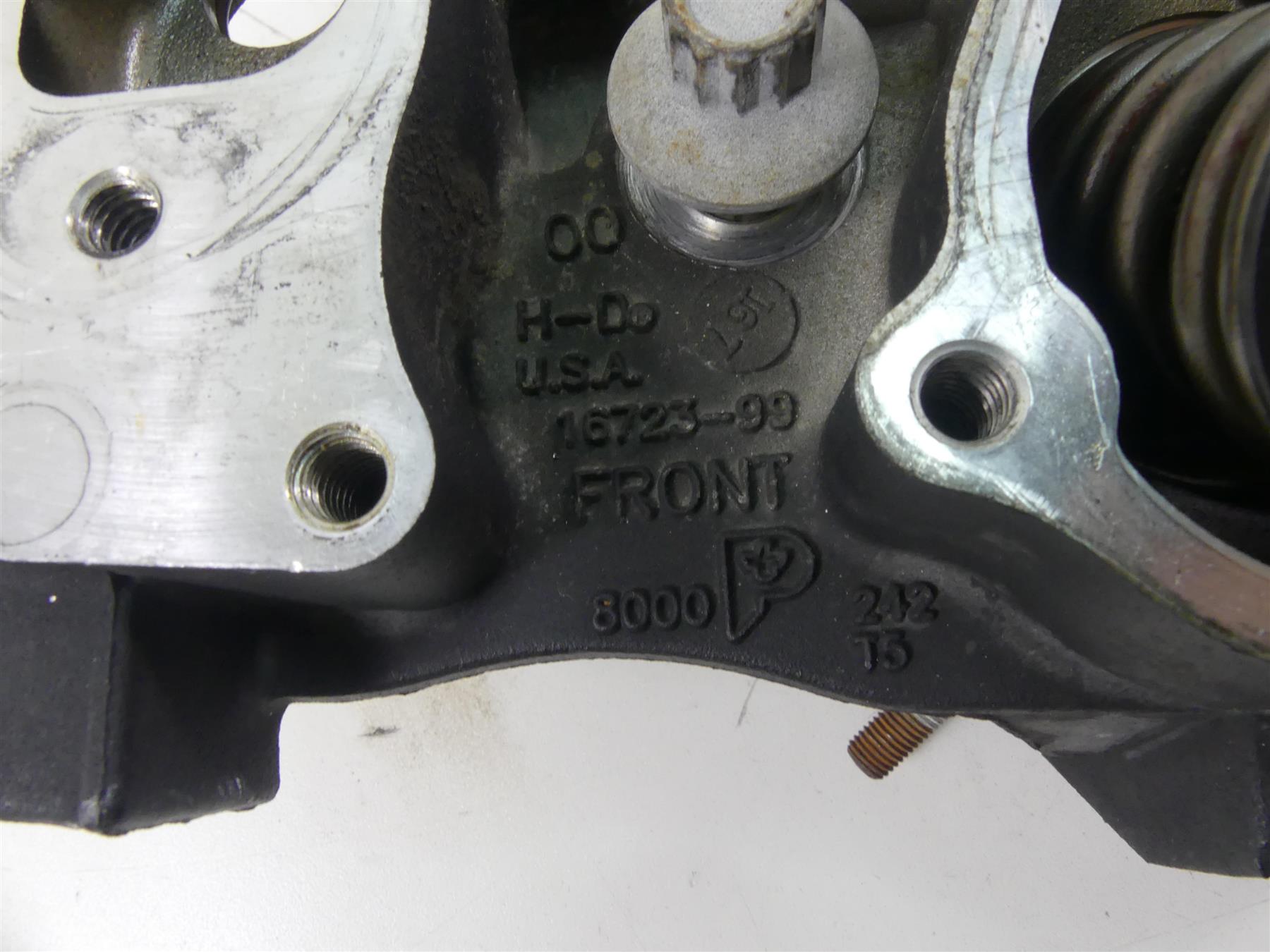2002 Harley Touring FLHRCI Road King Cylinder Head + S&S Valve Springs 16725-99 {{ shop.shopifyCountryName }} - Mototech271