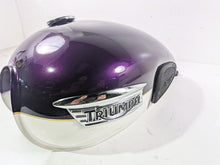 Load image into Gallery viewer, 2013 Triumph Bonneville Fuel Petrol Tank Imperial Purple - No Dent T2402239-KF
