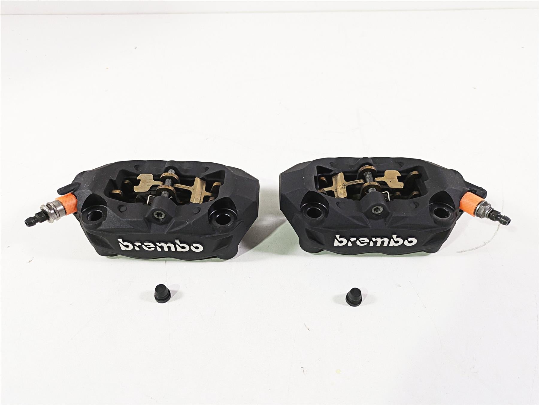 2014 BMW R nine T R9T K21 Front Brake Caliper Set 100mm Brembo 34118535162 | Mototech271