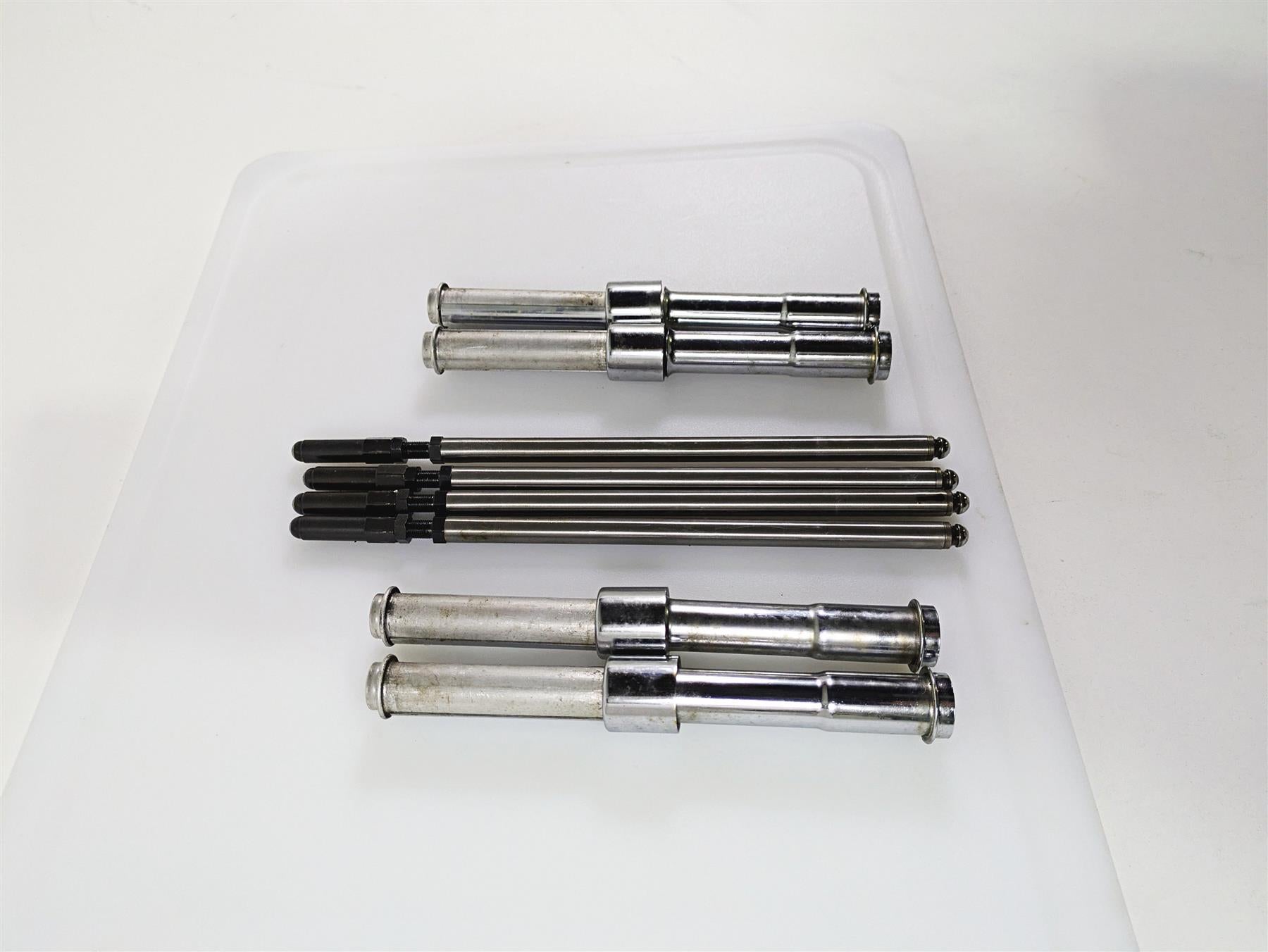 2004 Big Dog Chopper S&S Adjustable Push Rod Set With Chrome Covers {{ shop.shopifyCountryName }} - Mototech271