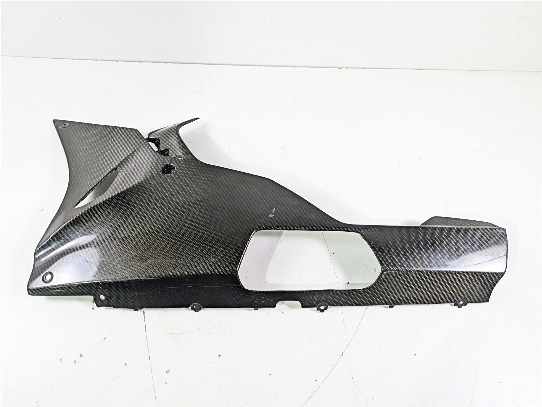 2017 BMW S1000RR K46 Left Lower Side Carbon Fiber Cover Fairing 180486 {{ shop.shopifyCountryName }} - Mototech271