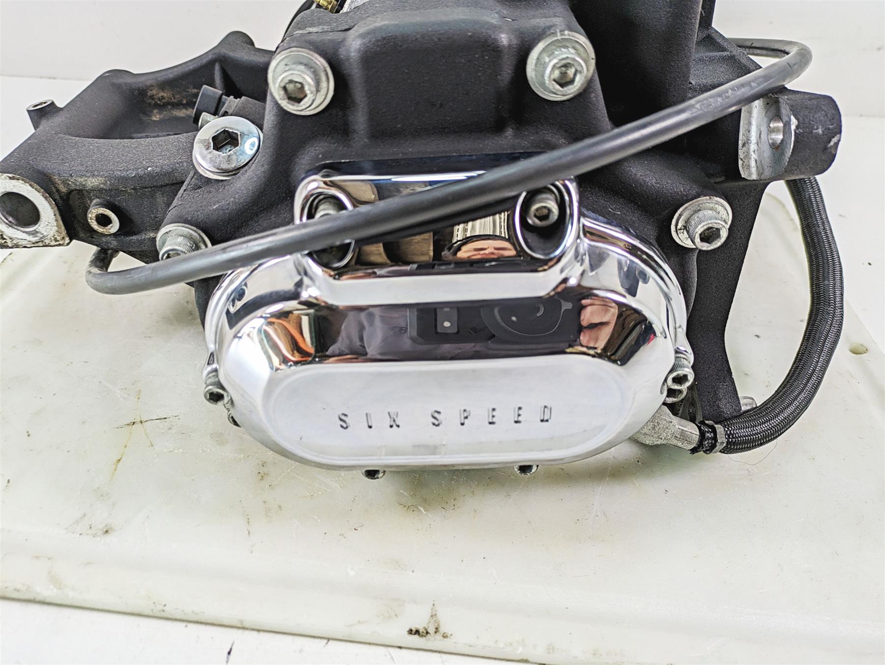 2013 Harley Softail FLSTC Heritage Classic Transmission Gear Box 6-Sp 33012-10A {{ shop.shopifyCountryName }} - Mototech271